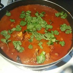 A picture of Mutton /lamb curry.