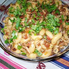 A picture of Tomato Masala Macaroni.