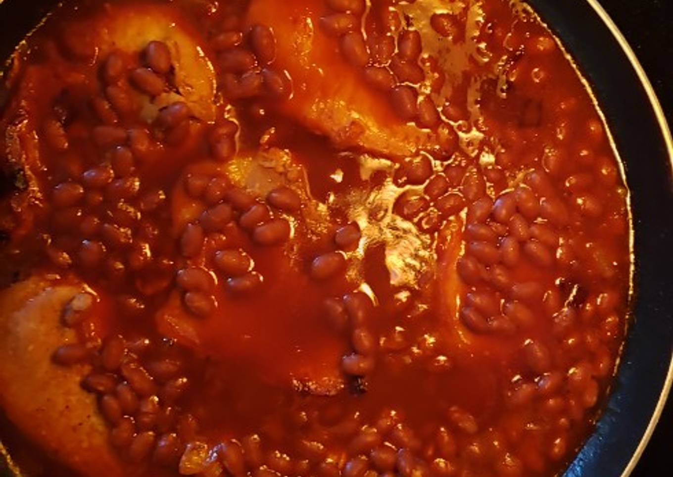 Pork Chops & Beans by Mel