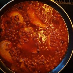 A picture of Pork Chops & Beans by Mel.