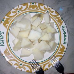A picture of Boiled yam.