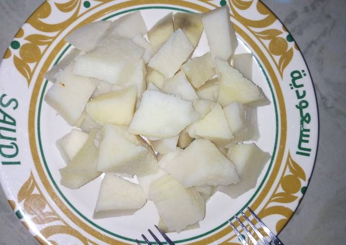 Steps to Prepare Homemade Boiled yam