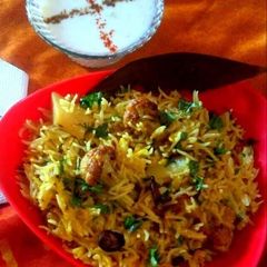A picture of Cauliflower biryani.