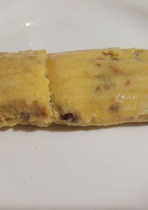Una foto de Tamal de maíz tierno