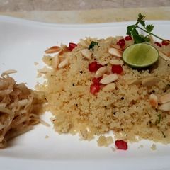 A picture of Broken wheat upma.