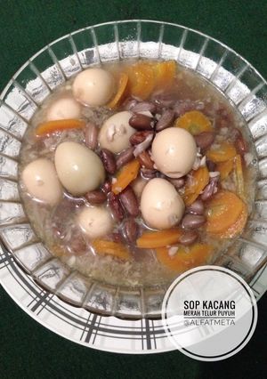 Foto resep Sop Kacang Merah Telur Puyuh