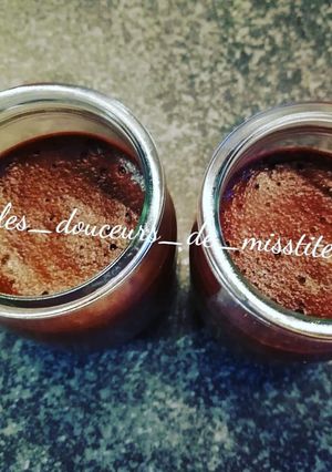 Une photo de Mousse au chocolat sans sucre