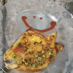 A picture of Suji peas toast.