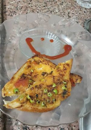 A picture of Suji peas toast.