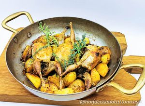 Foto di Quaglie al Forno con Patate e Nduja