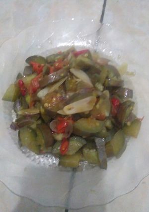 Foto resep Tumis terong ungu
