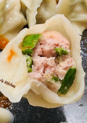 自己包水餃 韭菜水餃 的食譜成品照片