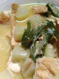 Foto resep Sayur lodeh tatebusi (tahu, tempe,labu siam)