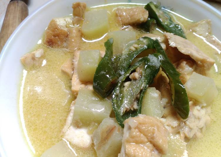 Resep Sayur lodeh tatebusi (tahu, tempe,labu siam) Anti Gagal