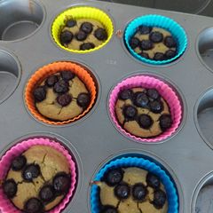 A picture of Protein Blueberry Banana Oat Muffin.