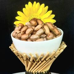 A picture of Boiled fresh ground nuts (PEANUTS).