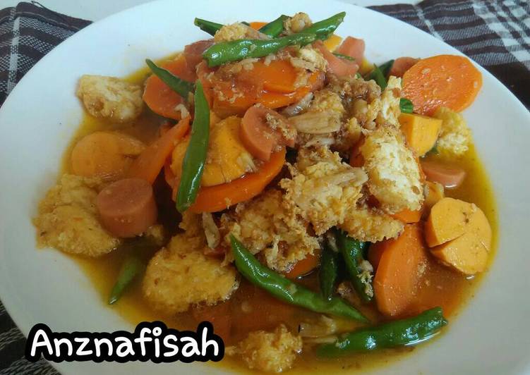 sapo tahu buntel (buncis wortel) 😂