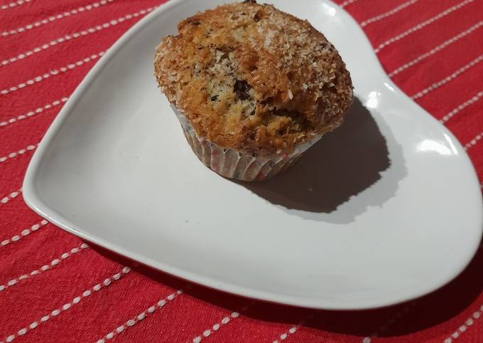 Recipe of Award-winning Vegan chocolat and coconut muffins