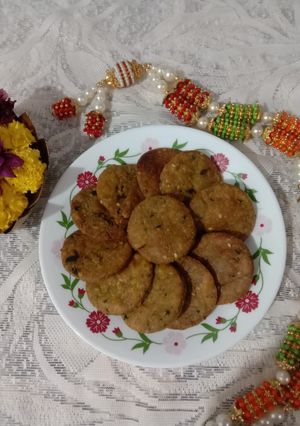 A picture of #LBS # Bajra tikkis.