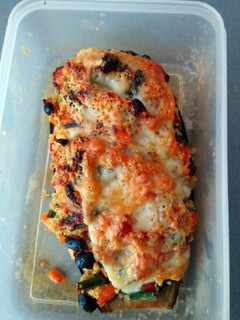Una foto de Berenjena rellena de cuscús