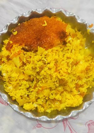 عکسی از دستور کلم پلو