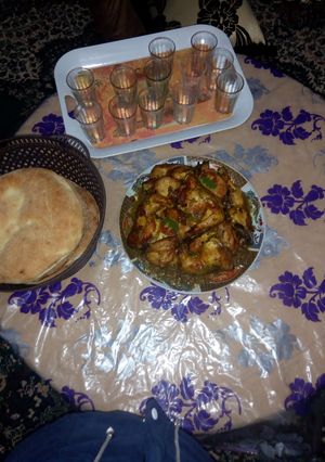 صورة لوصفة دجاج محمر على طريقتي