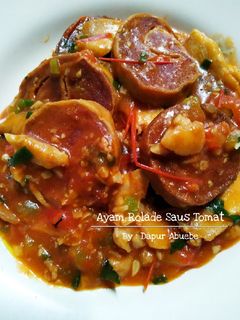 Foto resep Ayam Rolade Saus Tomat