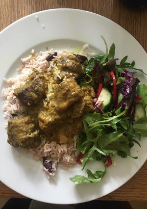 A picture of West Indian Curry Mutton.
