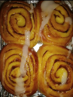 A picture of Cinnamon rolls.