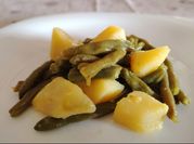 Una foto di insalata fagiolini light