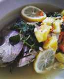Kakap kukus-saus lemon pedas ala thai (pla kapong neung manao)