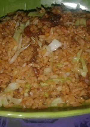 Foto resep Nasi Goreng Daging Manis Pedas