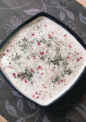 عکسی از دستور بورانی بادمجان و نعنا