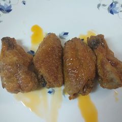 A picture of Buffalo chicken wings#15 minutes or less cooking contest.
