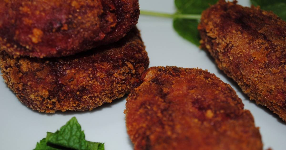 Beetroot patty Recipe by Rozina Dinaa Cookpad