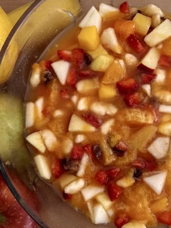 Gyümölcssaláta recept fotója