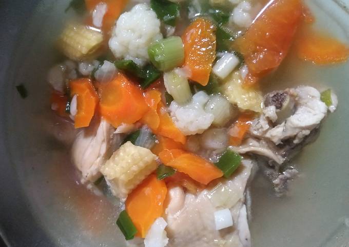 Cara Membuat Sayur sop - sop ayam Menu Enak