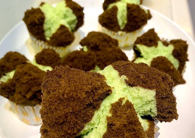 Resep Bolu Kukus Mekar Coklat Pandan Oleh Linda Lim Cookpad