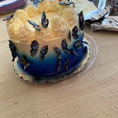 A picture of Royal Icing transfers ready in minutes.