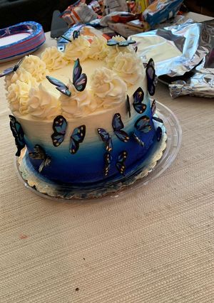 A picture of Royal Icing transfers ready in minutes.