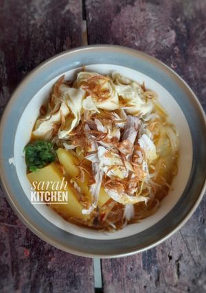 Foto resep Bihun ayam kuah laksa