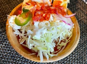 Una foto de Enchiladas de pollo fritas a mi estilo y sabor