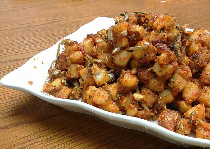 Resep Sambal goreng balado kentang dan ikan teri..TASTY ...
