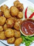 Crispy Fried Fish Balls with Sweet Chili Sauce