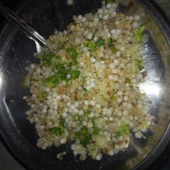 Sabudana khichadi A picture of Sabudana khichadi.