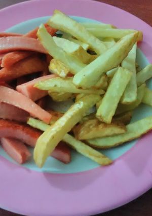 Una foto de Papas fritas de 10 😋