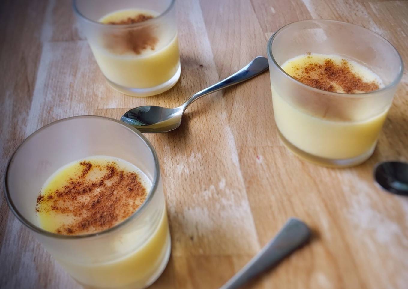 Natillas de suero de leche