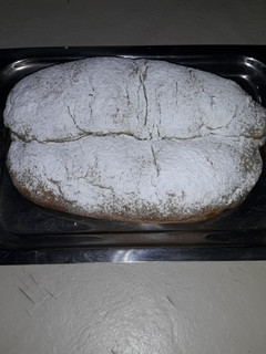 Una foto de Stollen (pan dulce alemán)