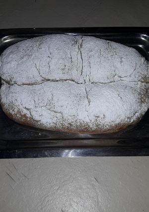 Una foto de Stollen (pan dulce alemán)