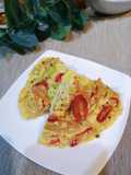 Oil-Free Omelet (Microwave Recipe: Clean Eating)